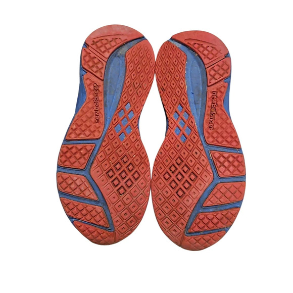 New Balance Kids' Blue and Orange Sneakers - Picture 4 of 5